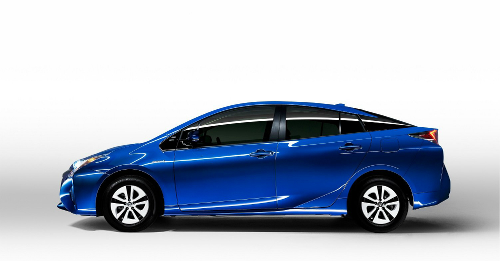 2016 Blue Toyota prius