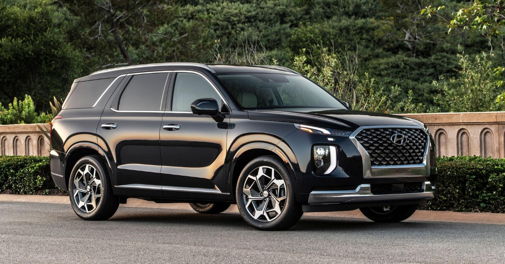 The Hyundai Palisade is at the Top of the List