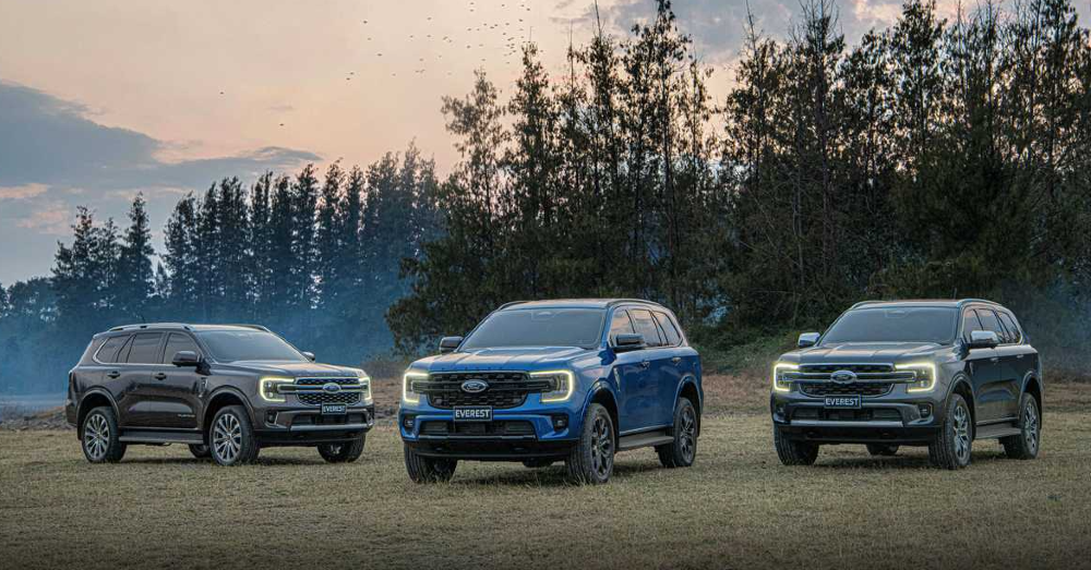Ford 2023 Everest lineup