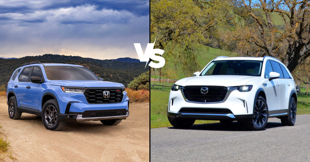 Which Three-Row SUV is Right For You, the Honda Pilot or Mazda CX-90